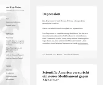 PSYchiater.at(Neues aus der Hirnforschung) Screenshot