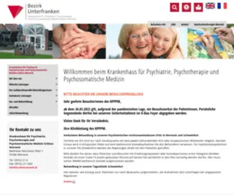 PSYchiatrie-Werneck.de(Krankenhaus für Psychiatrie) Screenshot