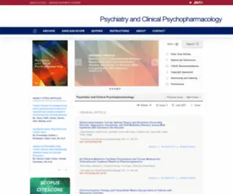 PSYchiatry-PSYchopharmacology.com(Psychiatry and Clinical Psychopharmacology) Screenshot