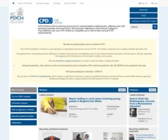 PSYchiatrycPd.co.uk(CPD Online) Screenshot