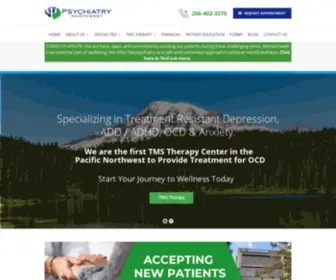 PSYchiatrynorthwest.com(Seattle, WA) Screenshot