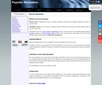 PSYchic-Revelation.com(Psychic Revelation) Screenshot