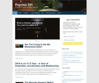 PSYchic101.com(Psychic 101) Screenshot