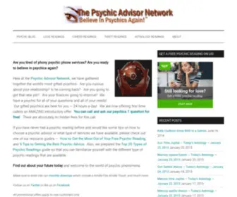 PSYchicadvisornetwork.com(Psychic Advisor Network) Screenshot