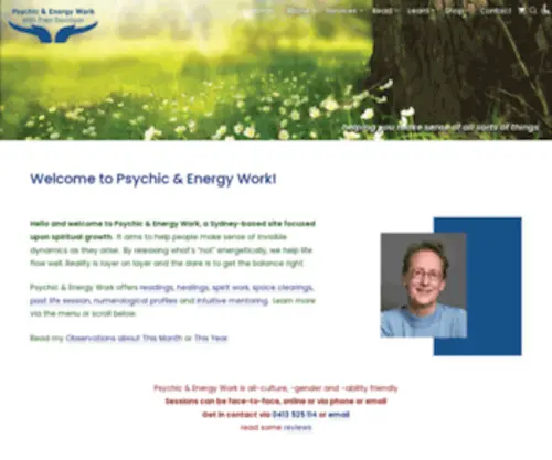 PSYchicandenergywork.com.au(Psychic & Energy Work) Screenshot