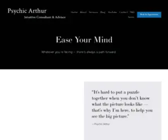 PSYchicarthur.com(Psychic Arthur) Screenshot