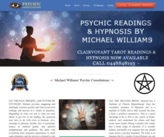 PSYchicconsultations.com.au(Best Psychic Readings Melbourne by Michael Williams) Screenshot