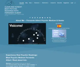 PSYchicFernando.com(About Fernando Albert) Screenshot