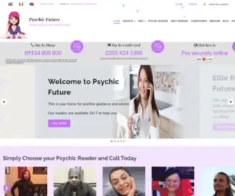 PSYchicFuture.com(Psychic Readings From Trusted Psychics) Screenshot