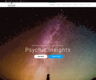 PSYchicinsights.org(Psychic Insights) Screenshot