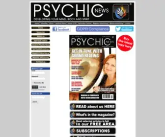 PSYchicnews.org.uk(Psychic News) Screenshot