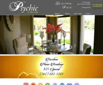 PSYchicofalisoviejo.com(Sarah gifted psychic over 40 years has been Established  since 1980 license psychic. Sarah) Screenshot