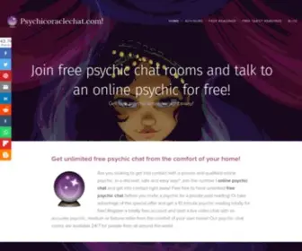 PSYchicoraclechat.com(Get Free Psychic Chat) Screenshot