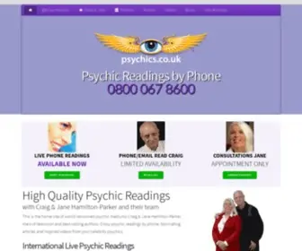 PSYchics.co.uk(Psychics & Mediums Network with Craig & Jane) Screenshot