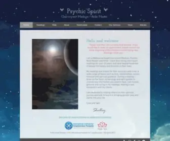 PSYchicspirit.com.au(Psychic Spirit) Screenshot