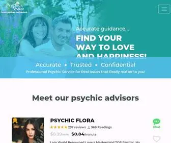 PSYchicsvoice.com(Psychics Voice) Screenshot