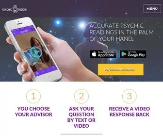 PSYchicVisionapp.com(Psychic Vision) Screenshot