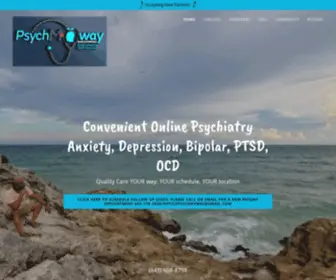 PSYCHMyway.com(Psychiatry, Psychiatrist, Telepsychiatry, Anxiety) Screenshot