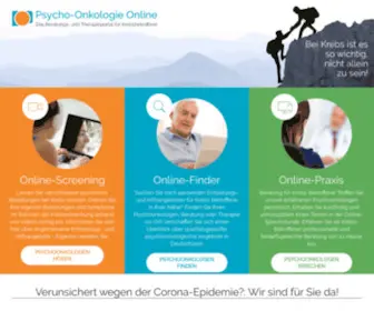 PSYcho-Onkologie.net(Diese Website zur Psychoonkologie ist ein qualitätsgeprüftes Beratungs) Screenshot