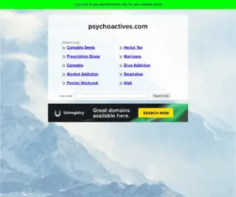 PSYchoactives.com(Psychoactive) Screenshot