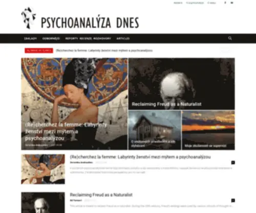 PSYchoanalyzadnes.cz(Psychoanalýza) Screenshot