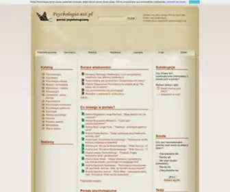 PSYchologia.net.pl(Portal psychologiczny) Screenshot