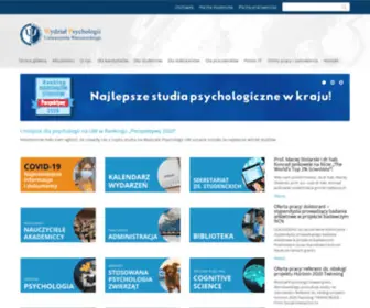 PSYchologia.pl(Psychologii UW) Screenshot