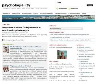 PSYchologiaity.com(Informacje, trudne tematy, nowe rozwiązania) Screenshot