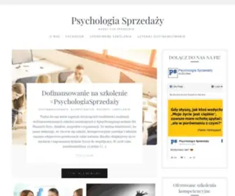 PSYchologiasprzedazy.biz(Psychologia Sprzedaży) Screenshot