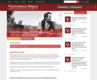 PSYchologicabelgica.com(Psychologica Belgica) Screenshot