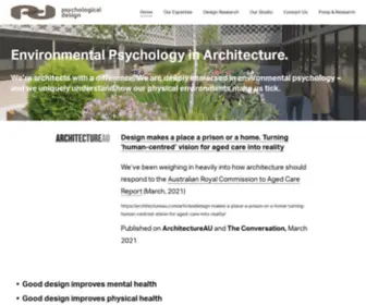 PSYchologicaldesign.com.au(Psychological Design) Screenshot