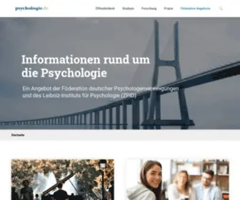 PSYchologie.de(Informationen rund um die Psychologie) Screenshot