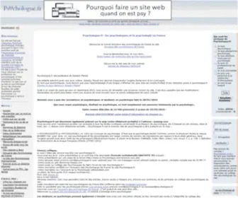 PSYchologue.fr(Espace pro et informations sur) Screenshot