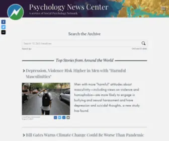PSYchology-News.org(Psychology News Center) Screenshot