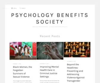 PSYchologybenefits.org(Applying Psychological Science) Screenshot