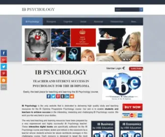 PSYchologyib.com(IB Psychology) Screenshot