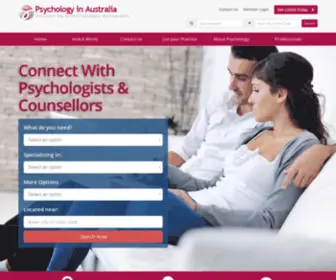 PSYchologyinaustralia.com.au(Psychologists & Counsellors Directory) Screenshot