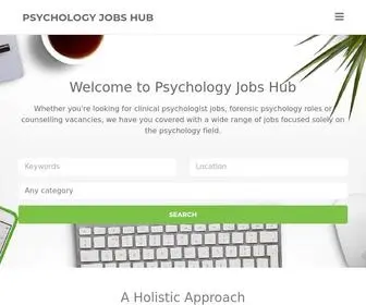 PSYchologyjobshub.co.uk(Psychology Jobs Hub) Screenshot