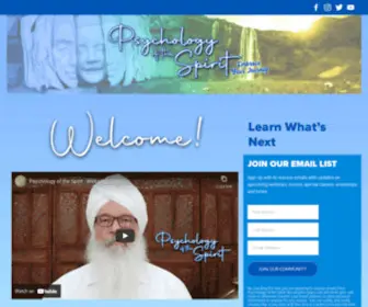 PSYchologyofthespirit.org(Psychology of the Spirit) Screenshot