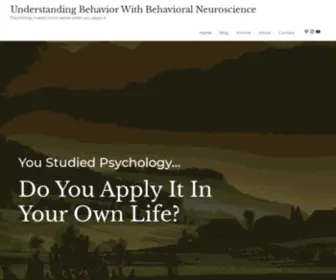 PSYchologyville.com(Understanding Behavior with Behavioral Neuroscience) Screenshot