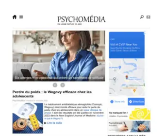 PSYchomedia.qc.ca(PsychoMédia) Screenshot