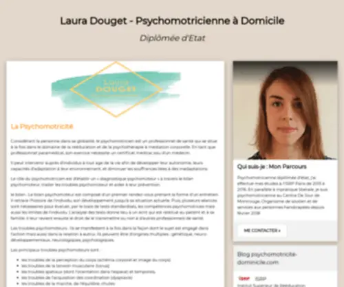 PSYchomotricite-Dominicile.com(Bienvenue) Screenshot