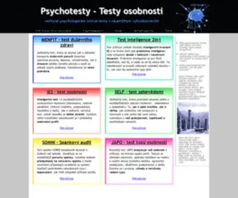 PSYchonet.cz(ONLINE TESTY OSOBNOSTI) Screenshot