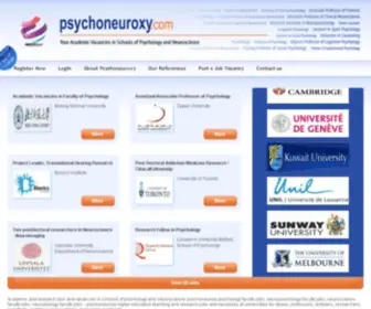 PSYchoneuroxy.com(Academic Psychology Psychoneuroxy Neuroscience) Screenshot