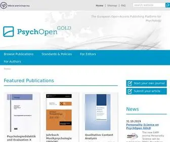 PSYchopen.eu(Home: PsychOpen) Screenshot
