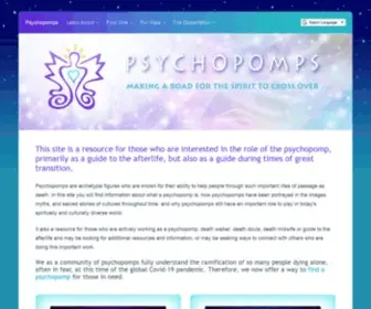 PSYchopomps.org(Guide to the Afterlife) Screenshot