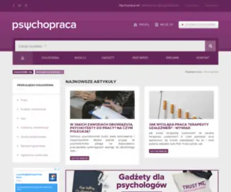PSYchopraca.net(Oferty pracy dla psychologów) Screenshot