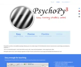 PSYchopy.org(PsychoPy v3.0) Screenshot