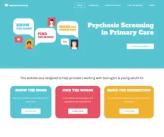 PSYchosisscreening.org(Psychosis Screening) Screenshot