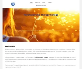 PSYchosomatictherapycollege.com.au(Australasian Institute of Body) Screenshot